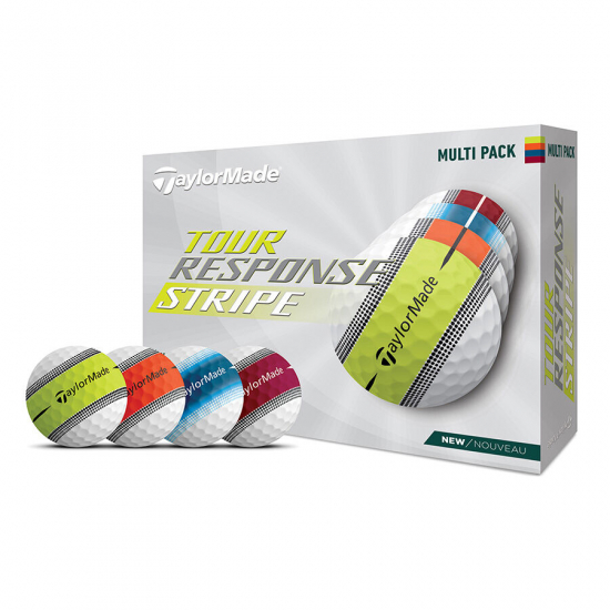 Taylormade Tour Response Stripe Multi - 48 Golfballer i gruppen Golfhandelen / Golfballer  / Nye Golfballer hos Golfhandelen Ltd (TourResponseMulti4)