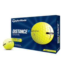 Taylormade Distance + - Gul - 12 Golfballer